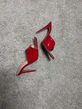Wild Diva Red Heels Size 6
